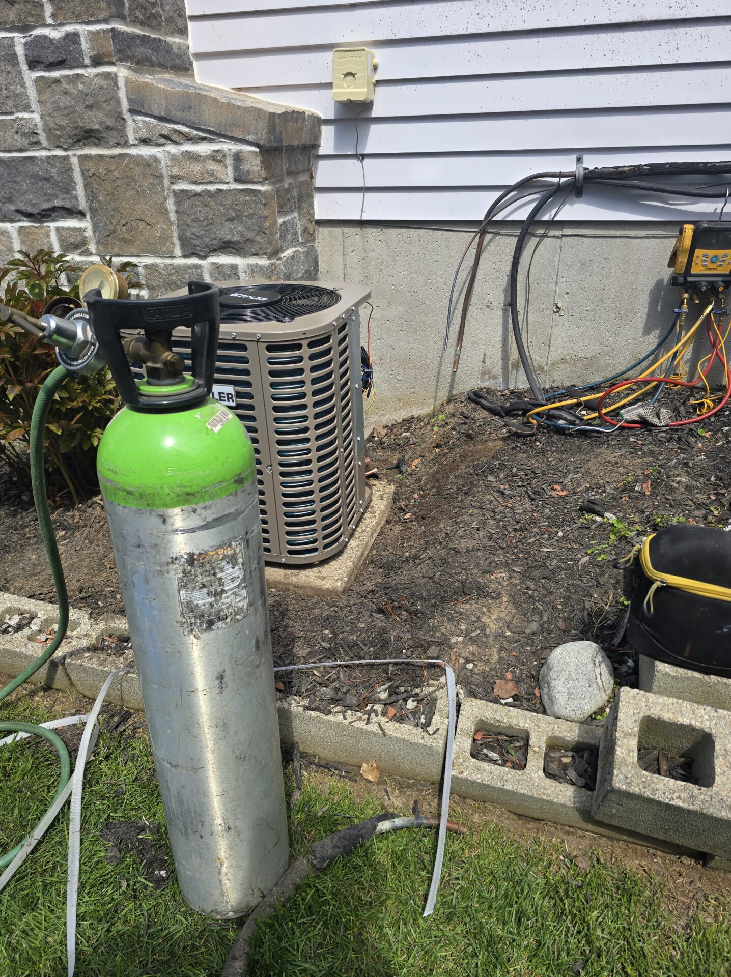 Gas line pressure test — London Ontario TSSA