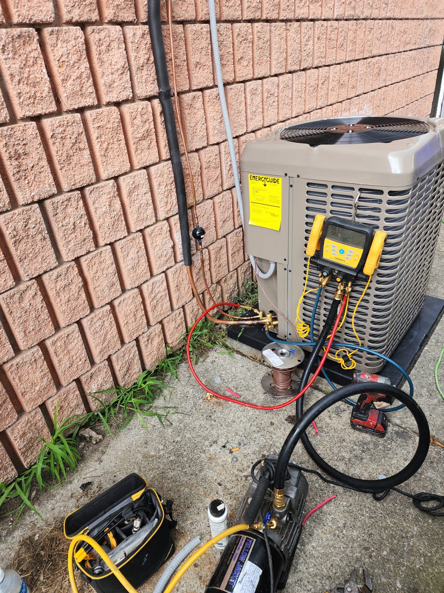 Pulling a Deep Vacuum on New AC Refrigerant Lines