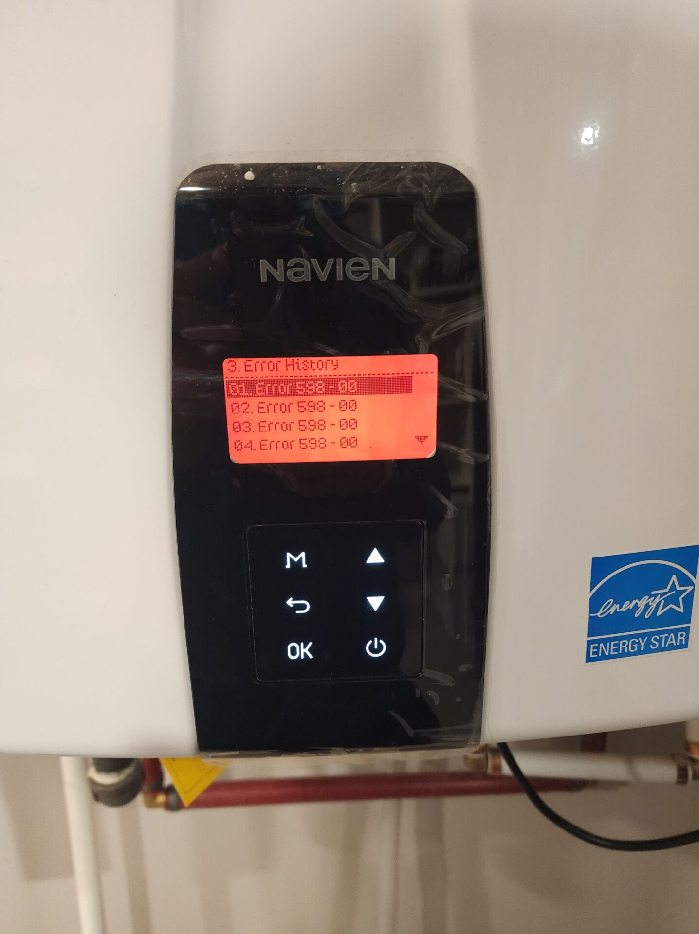 Navien Tankless Water Heater Error 598 Diagnostics